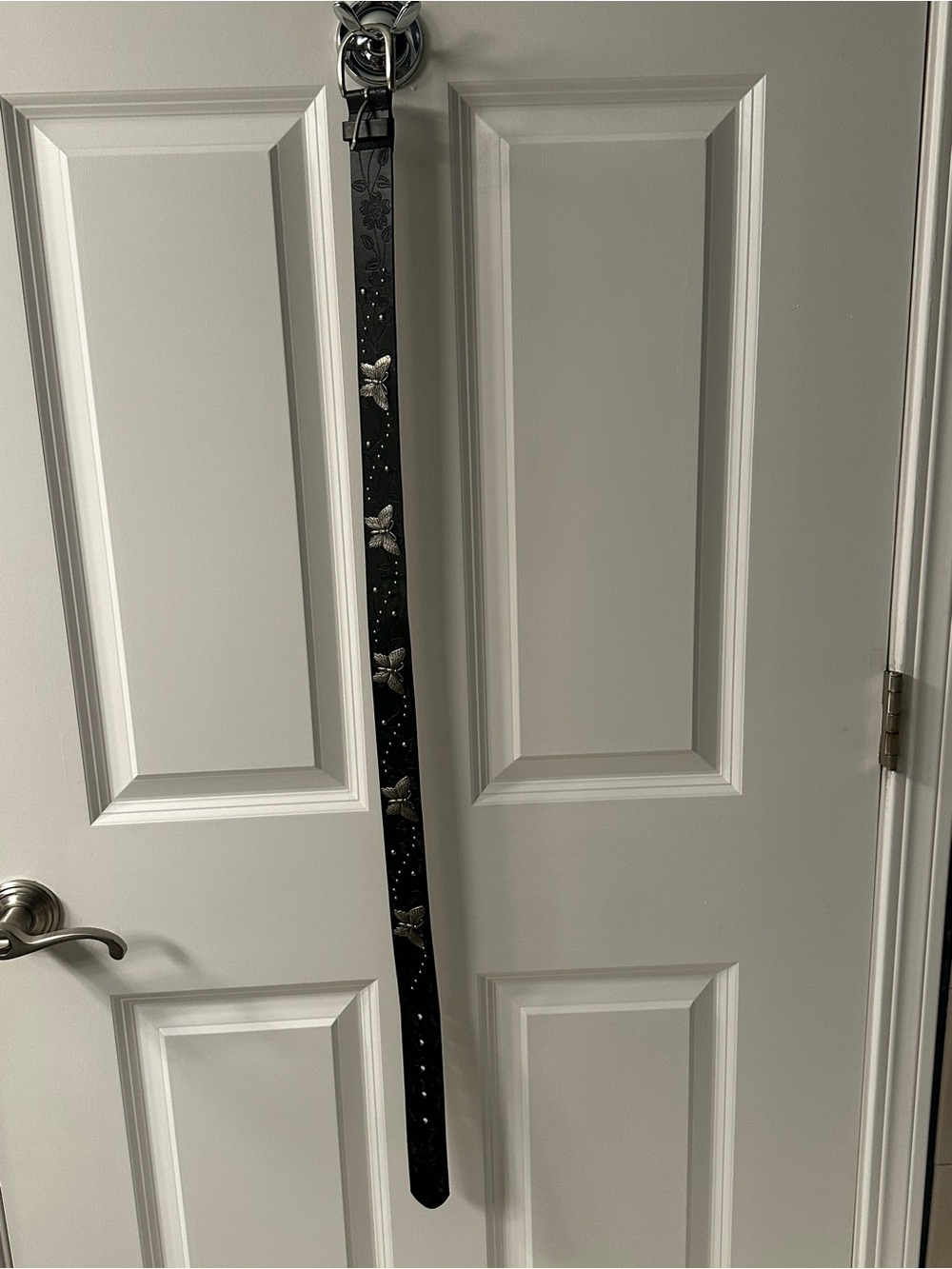 Black Butterfly Decorative Belt - Picture 2 of 2